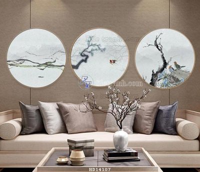 Cung cấp file tranh gốc File bộ tranh treo hiện đại HD14107 độc quyền