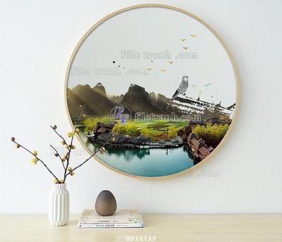 File tranh gốc File bộ tranh treo hiện đại HD14149 (bản đẹp) độc quyền