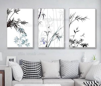 File gốc File bộ tranh treo hiện đại HD14153 (phong cách) tối giản