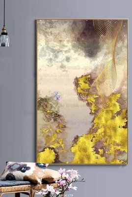 File in lụa File bộ tranh treo hiện đại HD14179 (phong cảnh) File bộ tranh treo hiện đại HD14179