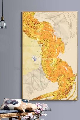 File in ấn File bộ tranh treo hiện đại HD14181 (bản gốc) từ file gốc