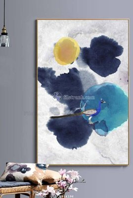 File in lụa File bộ tranh treo hiện đại HD14196 (chất lượng cao) File bộ tranh treo hiện đại HD14196