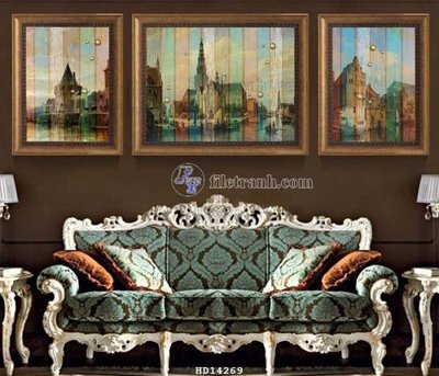 File in ấn File bộ tranh treo hiện đại HD14269 chuyên nghiệp