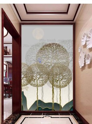 Chi tiết file gốc File bộ tranh treo hiện đại HD14386 (cho in tráng gương)