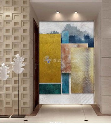 File tranh File bộ tranh treo hiện đại HD14538 (ảnh gốc) chi tiết rõ ràng