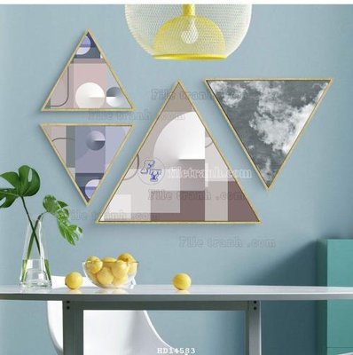 File ảnh File bộ tranh treo hiện đại HD14583 (gốc) in quảng cáo ngoài trời