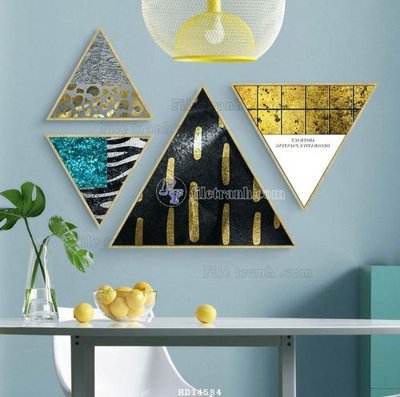 File in trần File bộ tranh treo hiện đại HD14584 (bản gốc) 5D