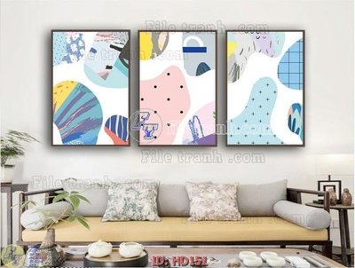 File gốc File tranh hiện đại HD151 (thiết kế) cho in ấn