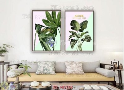 File ảnh File tranh hiện đại HD154 (gốc) in decal dán tường