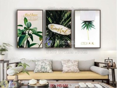 Download file File tranh hiện đại HD161 (gốc) in mica bàn thờ