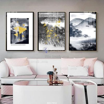 File in ấn File tranh treo hiện đại HD17032 (bản gốc) sắc nét