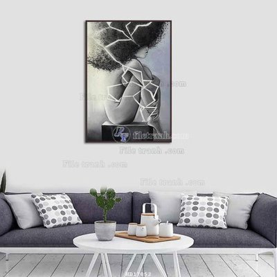 File gốc File tranh treo hiện đại HD17052 (vector) cho in ấn