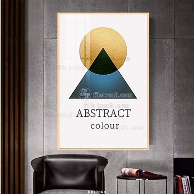 Hình ảnh file gốc File tranh treo hiện đại HD17064 cho in UV