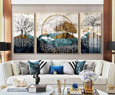 File PSD File tranh treo hiện đại HD17071 (nguyên gốc) chất lượng cao