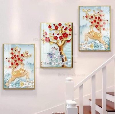 File in trần File tranh treo hiện đại HD17080 (bản gốc) bầu trời