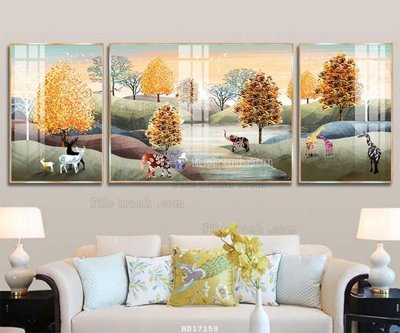 File PSD File tranh treo hiện đại HD17158 (bản gốc) cho nhà in