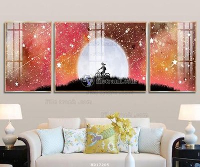 File in lụa File tranh treo hiện đại HD17205 (hoa văn) File tranh treo hiện đại HD17205