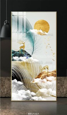 File tranh in mica File tranh treo hiện đại HD17217 (độ phân giải cao)