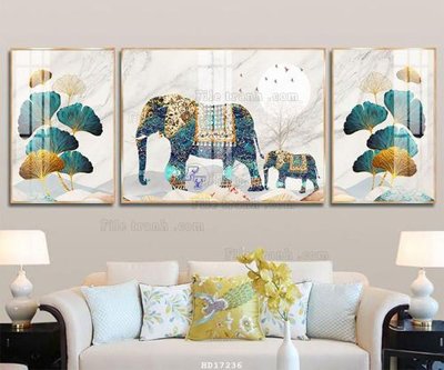 File gốc File tranh treo hiện đại HD17236 (phong cách) châu Âu