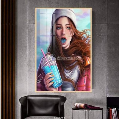 Chi tiết file tranh tráng gương File tranh treo hiện đại HD17341 (ảnh gốc)