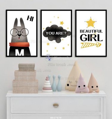 File ảnh File tranh treo hiện đại HD17479 (gốc) cho trang trí nhà hàng