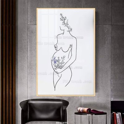 File PSD File tranh treo hiện đại HD17488 (gốc) tách lớp chi tiết