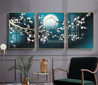 File gốc in ấn File tranh treo hiện đại HD17531 độ phân giải cao