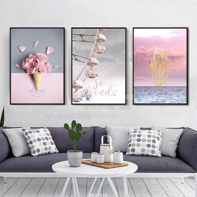 File gốc File tranh treo hiện đại HD17676 (in lụa) tranh thuận buồm