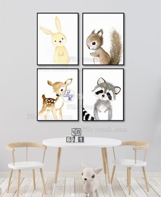 Tải file File tranh treo hiện đại HD17708 (PSD) cho in tranh kính