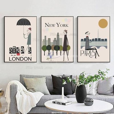 File ảnh File tranh treo hiện đại HD17733 (gốc) in biển hiệu