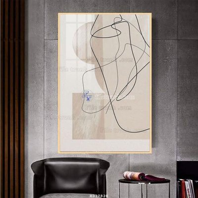 File gốc File tranh treo hiện đại HD17820 (in lụa) trang trí tường