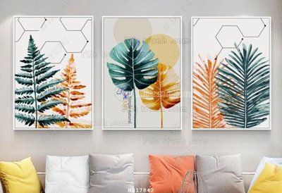 File in trần File tranh treo hiện đại HD17842 (file gốc) xuyên sáng