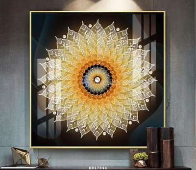 File in lụa File tranh treo hiện đại HD17844 (hoa văn) File tranh treo hiện đại HD17844