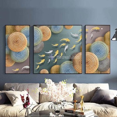 Ảnh gốc File tranh treo hiện đại HD17848 (nét căng) in mica