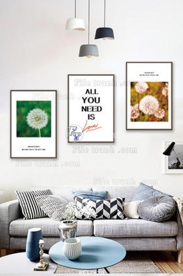 Download file gốc File tranh treo hiện đại HD17870 (in lụa) hoa lá