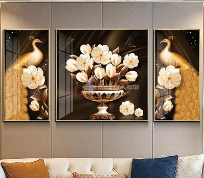 Ảnh gốc File tranh treo hiện đại HD17960 (độ nét cao) in tráng gương