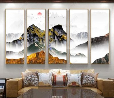 Tải file gốc File tranh treo hiện đại HD17973 (bản PSD) đầy đủ layer