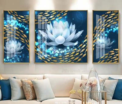 File in trần File tranh treo hiện đại HD17978 (bản gốc) trời sao