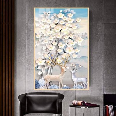 File tranh gốc File tranh treo hiện đại HD18058 (bản quyền) file PSD