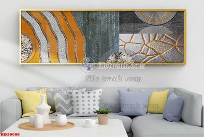 Mua file ảnh gốc File tranh bộ hiện đại HD20008 (chất lượng cao)