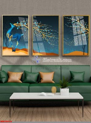 File in trần File tranh bộ hiện đại HD20010 (file gốc) phong thủy