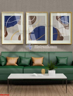 Download file gốc File tranh bộ hiện đại HD20022 (in mica) trong suốt