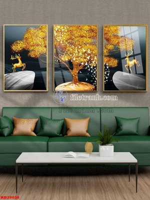 Tải file File tranh bộ hiện đại HD20038 (gốc) làm tranh trang trí
