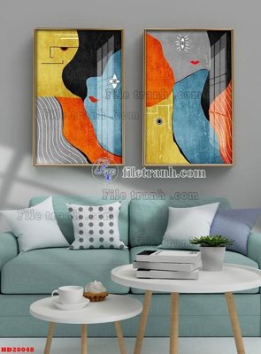 Tải file gốc File tranh bộ hiện đại HD20048 (bản PSD) chỉnh sửa được