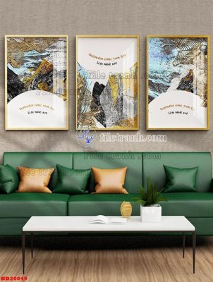 File in trần File tranh bộ hiện đại HD20049 (bản gốc) hoa văn