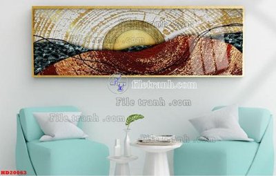 Tải file File tranh bộ hiện đại HD20063 (gốc) làm file thiết kế