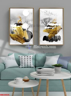 Tải file File tranh bộ hiện đại HD20079 (gốc) chủ đề tôn giáo