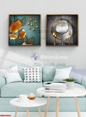 File ảnh File tranh bộ hiện đại HD20081 (gốc) dùng in Pano