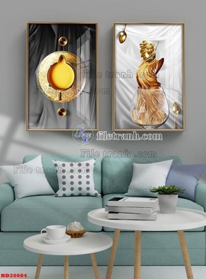 File tranh File tranh bộ hiện đại HD20084 (ảnh gốc) sắc nét hoàn hảo