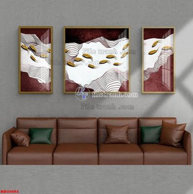 File PSD File tranh bộ hiện đại HD20092 (chất lượng in ấn)